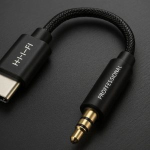 Type-C To 3.5mm Headphone Jack Adapter For High Fidelity Audio And Professional Music Listening