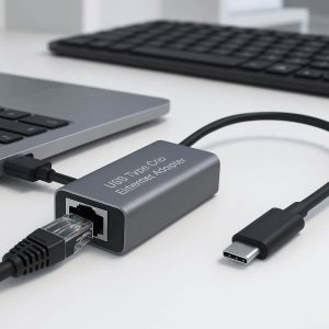 Type-C To Ethernet Adapter For Stable High Speed Internet And Professional Professional Office Work