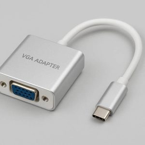 Type-C To VGA Adapter For Connecting Old Monitors And Professional Business Meeting Presentations