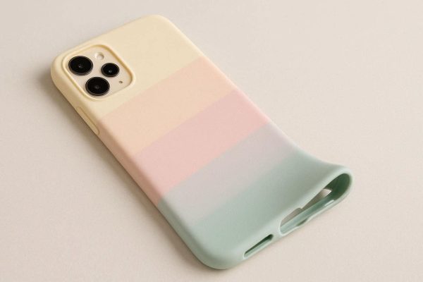 Flexible Soft TPU Phone Case In Pastel Colors For Aesthetic Minimalist Look And Daily Comfort