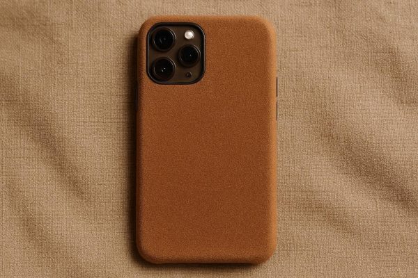 Earth Tone Suede Feel Phone Case For Warm Natural Aesthetics And Soft Touch Daily Protection